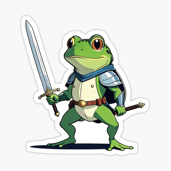 Item preview, frog swordman designed and sold by Atlantico54.