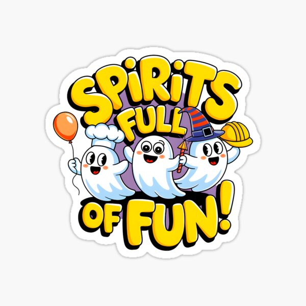 Item preview, Giggly Ghosts Spirited Fun T-Shirt designed and sold by Jirakit789.