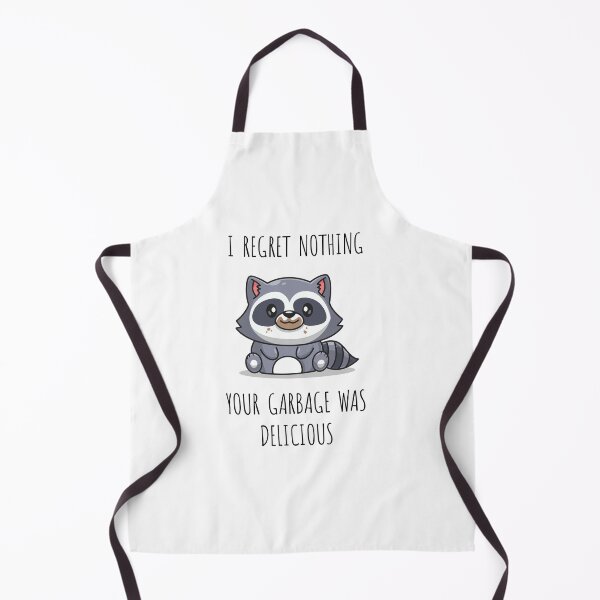 Item preview, Trash panda racoon says "I regret nothing" (on light colors) designed and sold by messy-nessie.