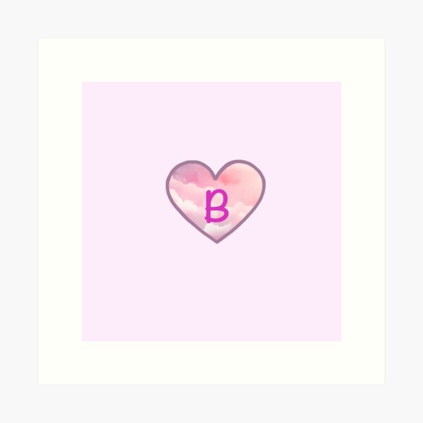 Item preview, Heart Pink Clouds “B” designed and sold by CEvansArt.