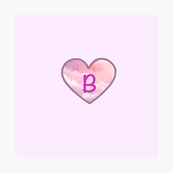 Item preview, Heart Pink Clouds “B” designed and sold by CEvansArt.