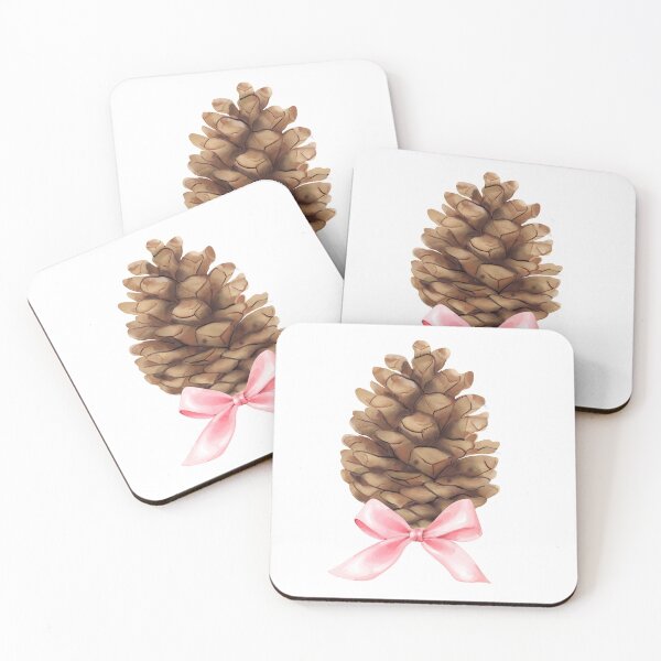 Item preview, Coquette Pinecone with Pink Bow – Cottagecore Autumn Woodland Fall Aesthetic designed and sold by DivinePassion.