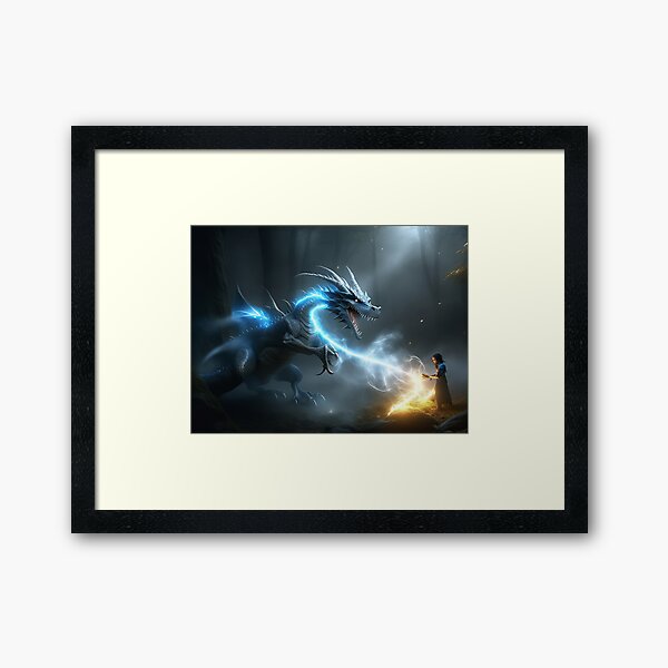 Item preview, Girl fighting a dragon designed and sold by rwgames.