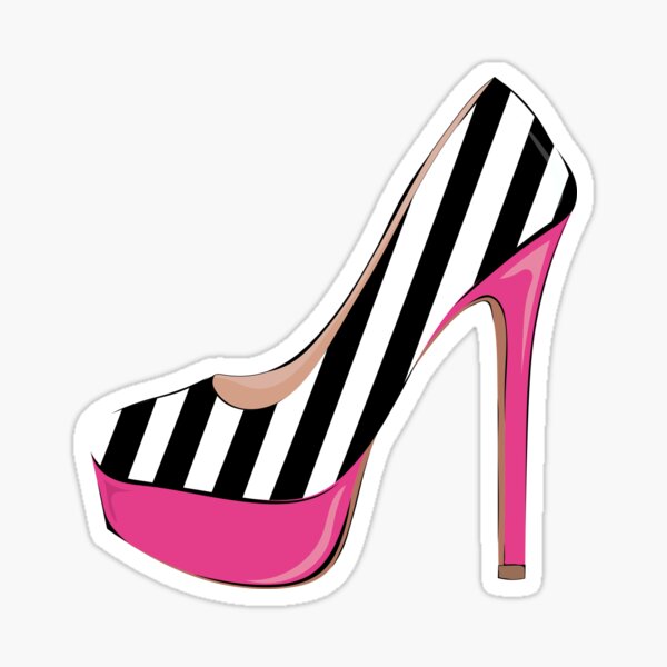 Artikel-Vorschau von Zebra-Pinke Stiletto-Absätze, designt und verkauft von DesignsByMadiha.