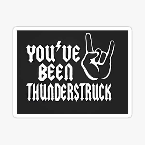 Item preview, You 've been thunderstruck! designed and sold by BugiDesignArt.