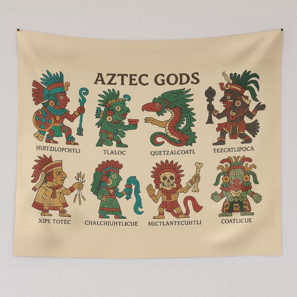 Item preview, Aztec Gods Pantheon Sheet designed and sold by Random Designs.