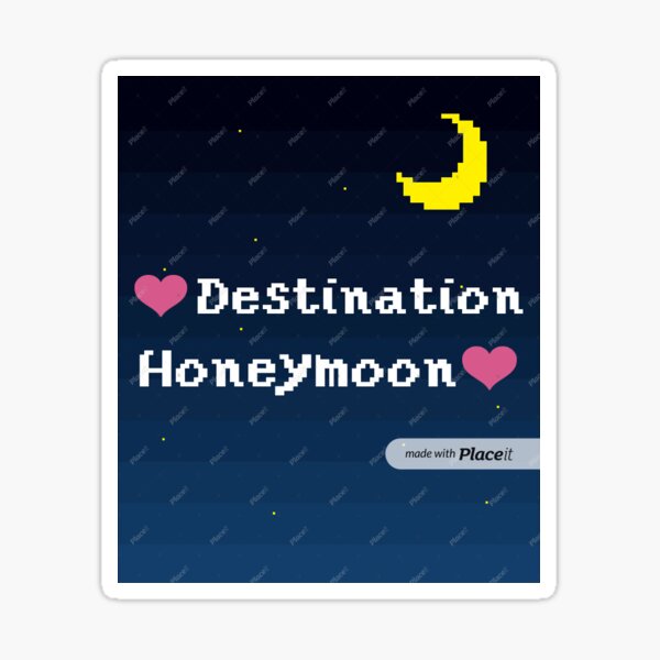 Item preview, Destination Honeymoon Merchandise! designed and sold by RBest!.