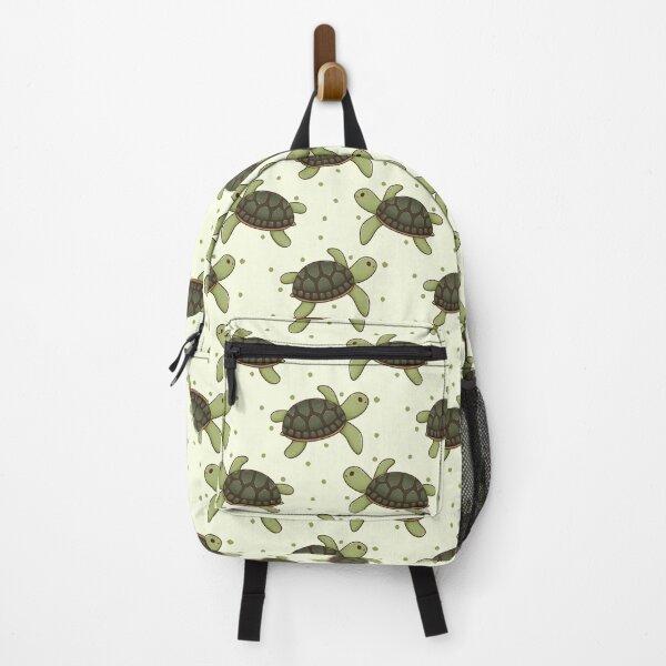Item preview, kawaii turtle seamless pattern designed and sold by YQvibe Studio.
