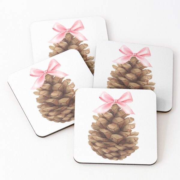 Item preview, Coquette Pinecone with Pink Bow – Cottagecore Autumn Woodland Fall Aesthetic designed and sold by DivinePassion.