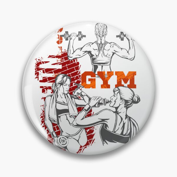 Item preview, The Gym - Fitness Motivation Quote Design designed and sold by Colorful-Garden.