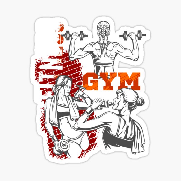 Item preview, The Gym - Fitness Motivation Quote Design designed and sold by Colorful-Garden.