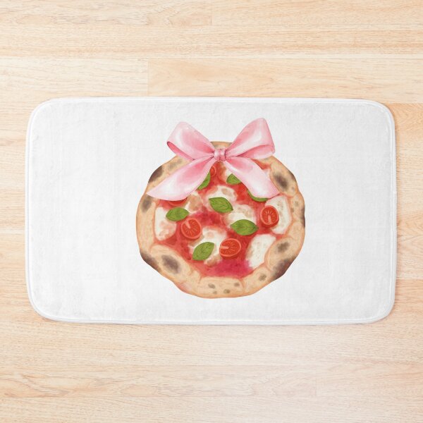 Item preview, Whole Pizza Pie with Pink Bow – Coquette Aesthetic Food Art designed and sold by DivinePassion.