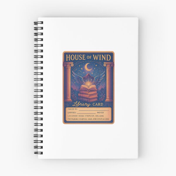 Item preview, House of Wind Library Card – Velaris Edition designed and sold by JZ Design.