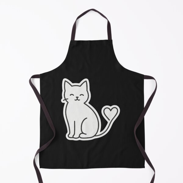 Item preview, Minimalist One-Line Cat with Heart Tail – Cute Line Art Sticker designed and sold by ColorSplash123.