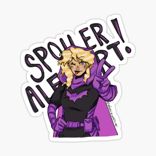 Item preview, spoiler alert sticker designed and sold by unfamiliflower.