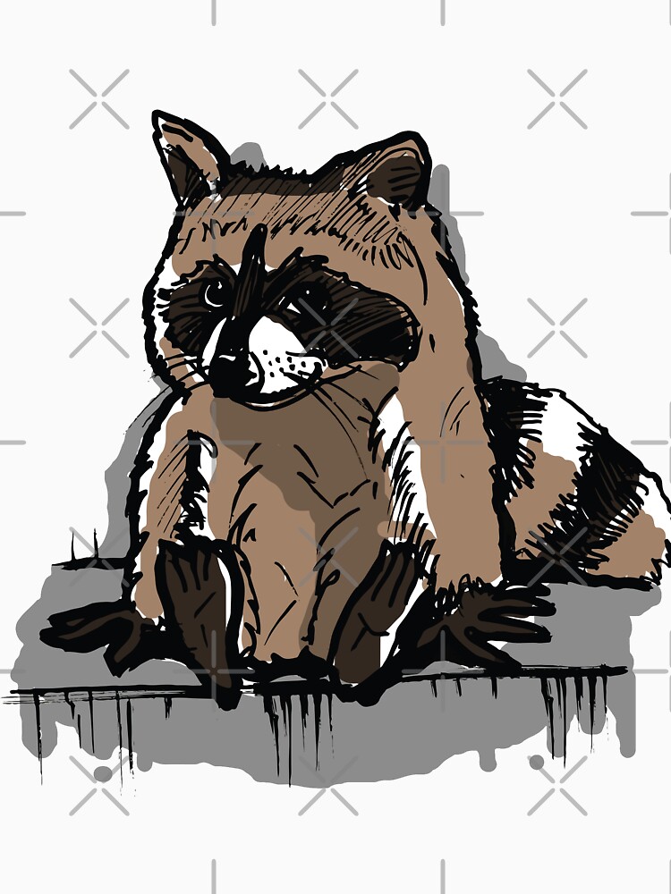 Raccoon of Minnesota on a Skyscraper Ledge Meme by sketchNkustom
