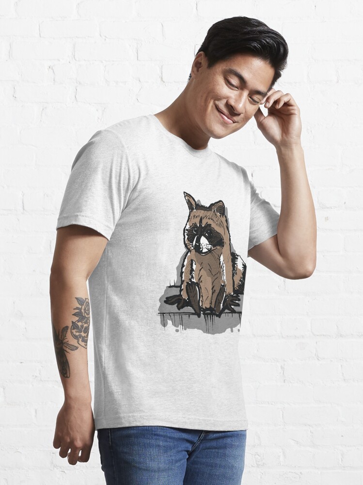 Alternate view of Raccoon of Minnesota on a Skyscraper Ledge Meme Essential T-Shirt