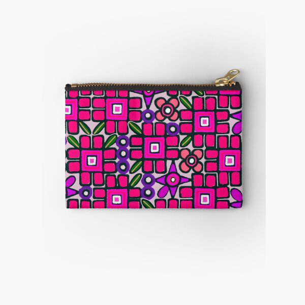 Item preview, Floodle square hot pink blooms designed and sold by bekki smith.