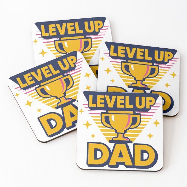Item preview, Level Up Dad – Retro Gamer Trophy Design designed and sold by MAF_Merch.