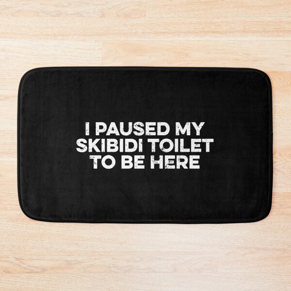 Item preview, I Paused My Skibidi Toilet to be Here designed and sold by zeviwanty.