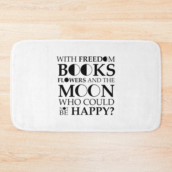 Item preview, With Freedom, Books, Flowers and the Moon designed and sold by cozydaily.