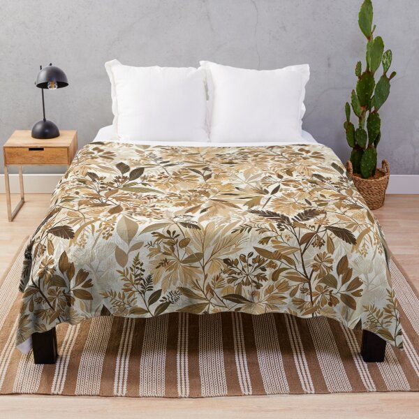 Item preview, Elegant Vintage-Inspired Botanical Pattern in Neutral Tones designed and sold by CoolPixels.