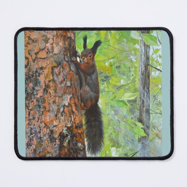 Item preview, The Mischievous Squirrel – Forest Charm in Motion designed and sold by LukianArtPrint.