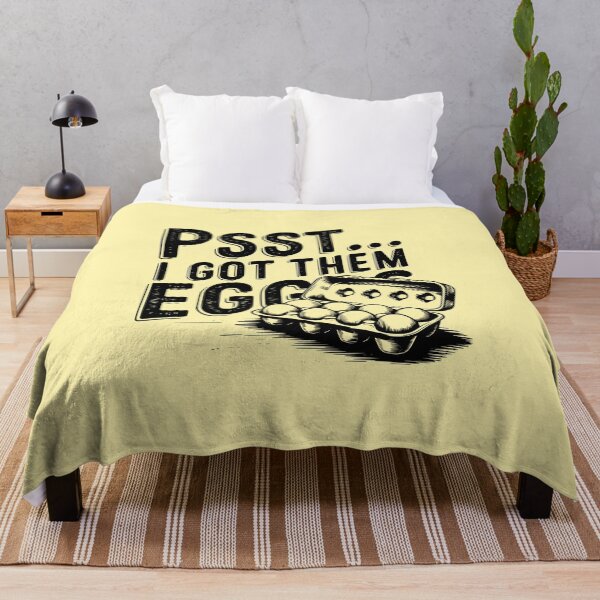 Item preview, Psst… I Got Them Eggs – Funny Food Humor Design designed and sold by Aredbox.