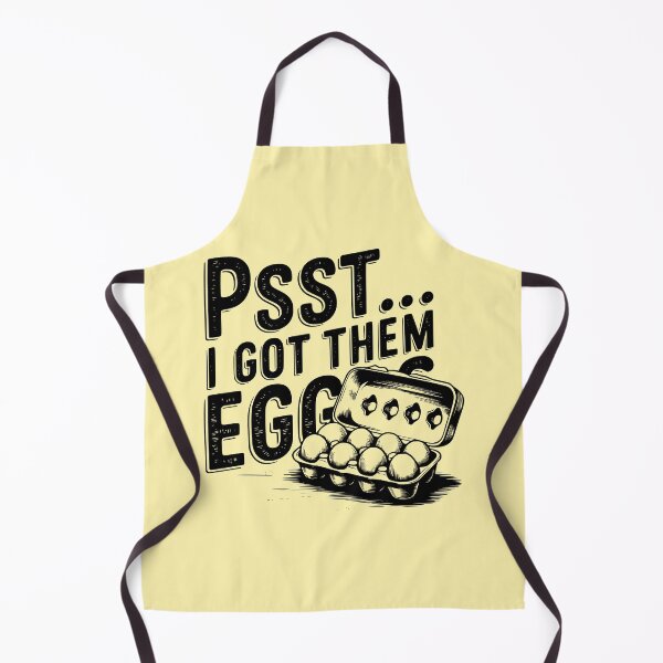 Item preview, Psst… I Got Them Eggs – Funny Food Humor Design designed and sold by Aredbox.