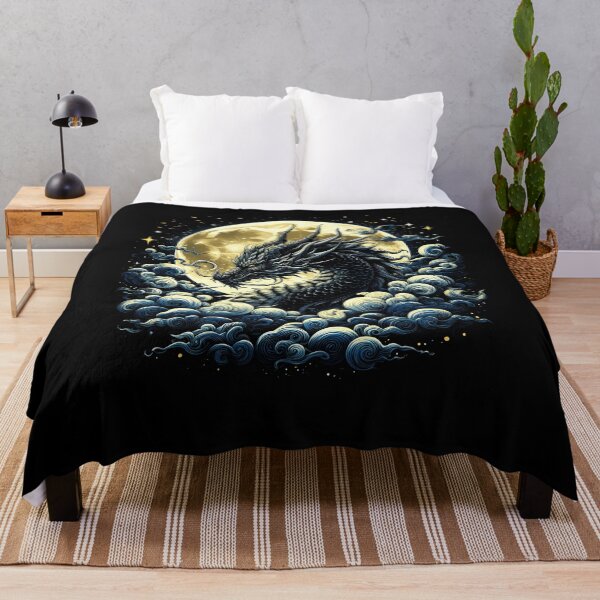 Item preview, Vintage Dragon Lover Fantasy Art Gold Lunar 2 designed and sold by Kimberley King Art King Art.