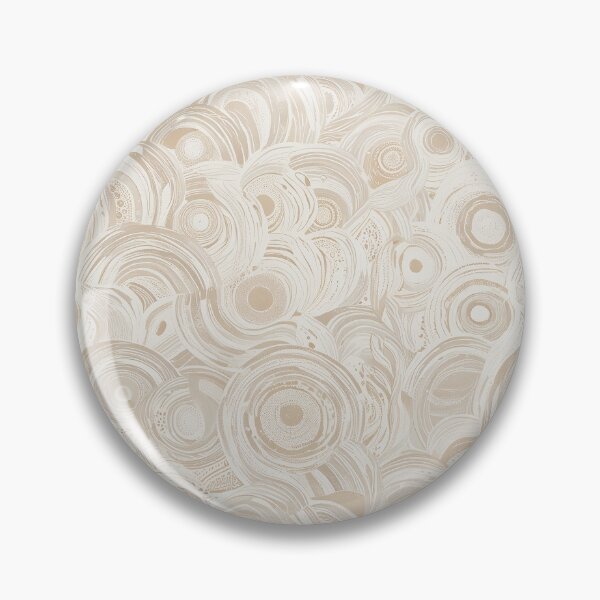 Item preview, Abstract Beige Circular Pattern with Swirls and Dynamic Organic Shapes designed and sold by CoolPixels.