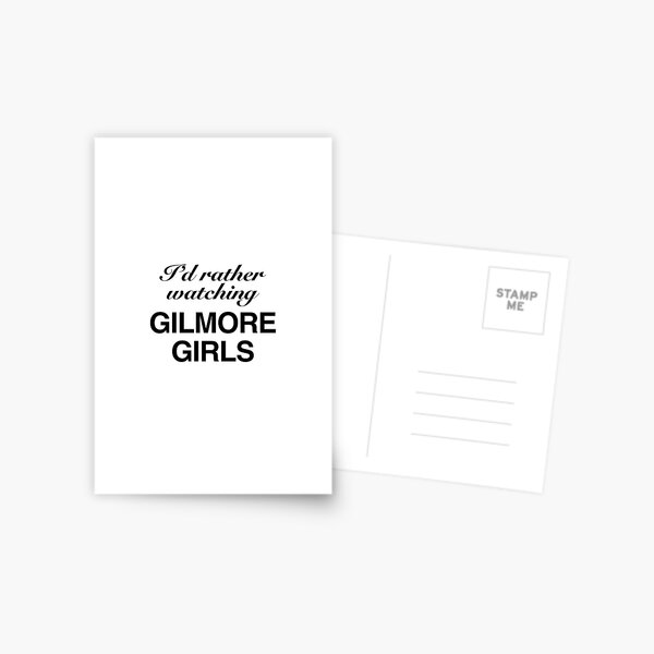 Item preview, I’d Rather Be Watching Gilmore Girls – Cozy TV Quote designed and sold by vi.besstore .