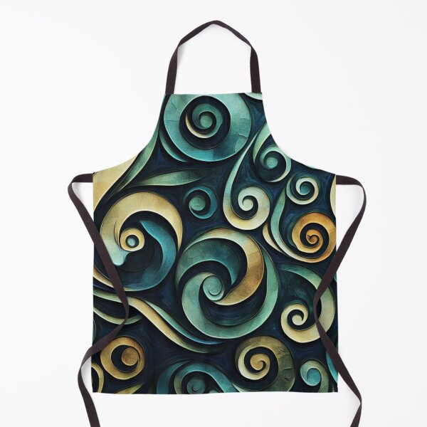 Item preview, New Zealand Paua Māori Pattern Koru Design 371 designed and sold by GrinGalore.