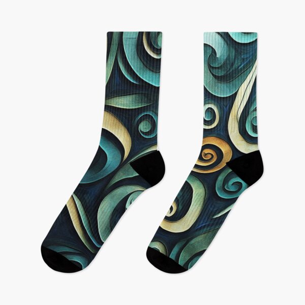 Item preview, New Zealand Paua Māori Pattern Koru Design 371 designed and sold by GrinGalore.