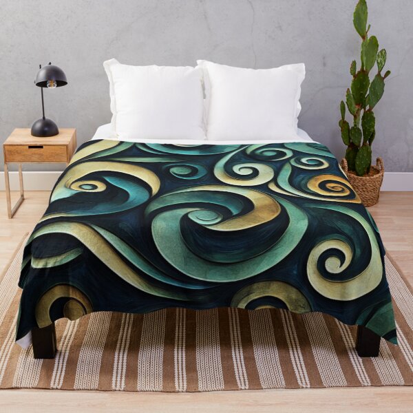 Item preview, New Zealand Paua Māori Pattern Koru Design 371 designed and sold by GrinGalore.