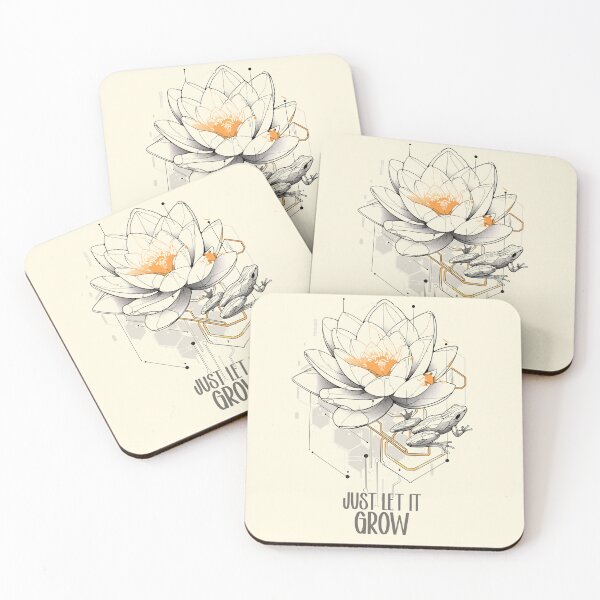 Item preview, Mecha Lotus Diagram – Minimalist Cyber Floral Design designed and sold by Void & Valor.