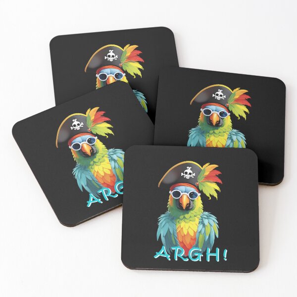 Item preview, Pirate Parrot - Argh! cartoon designed and sold by Museum Of Non-Existing Art.