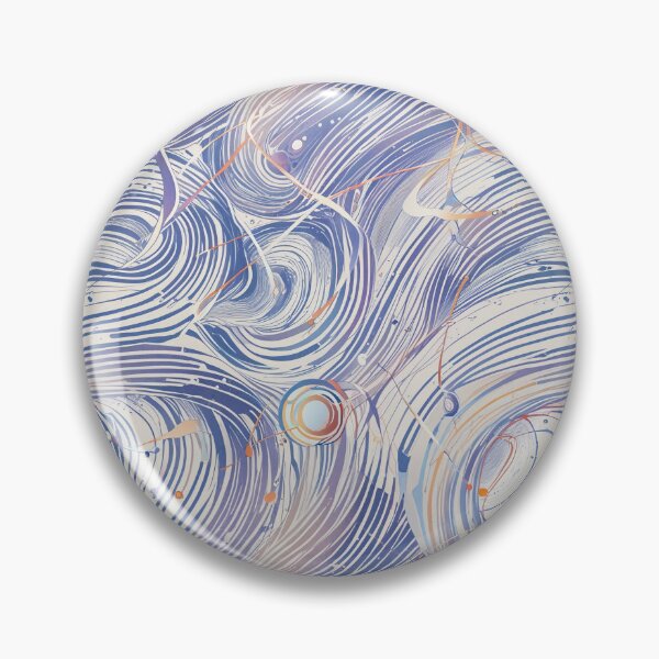 Item preview, Abstract Swirling Lines with Floating Spheres in a Dynamic Style designed and sold by CoolPixels.