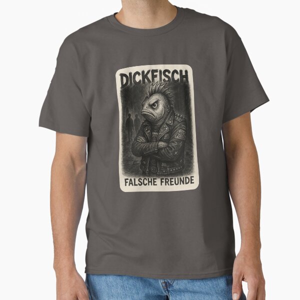 Item preview, Dickfisch - Lettering "Dickfisch - False Friends" designed and sold by DickfischWear.