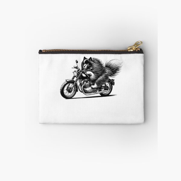 Item preview, Cool Finnish Lapphund Riding a Motorcycle Biker Dog Lover designed and sold by Kimberley King Art  King Art.