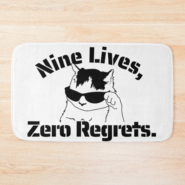 Item preview, Nine Lives, Zero Regrets. designed and sold by eunicecreative.