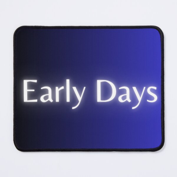 Item preview, Early Days (Blue Square) designed and sold by dcstoy2u-SHOP.