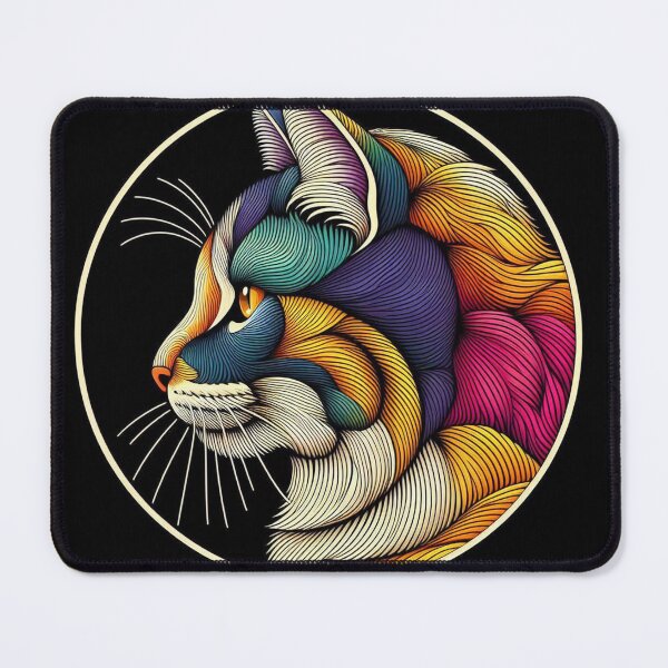 Item preview, Intricate Cat Mandala Design for Pet Accessories and Apparel – Perfect for Animal Lovers and Stylish Pet Fashion designed and sold by knalpot-design.