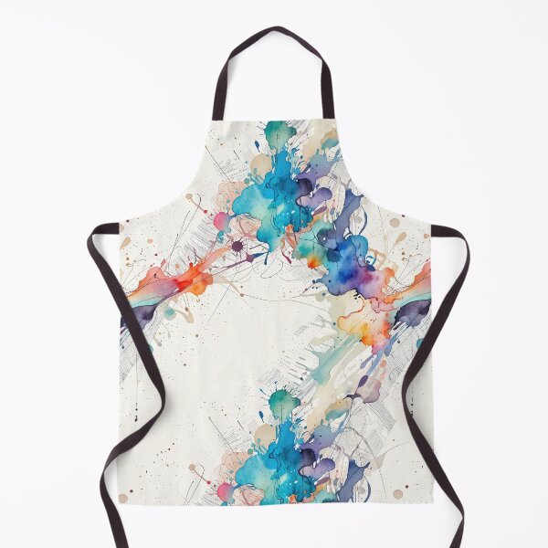 Item preview, Vibrant Watercolor Splashes in Abstract Artistic Arrangement designed and sold by CoolPixels.