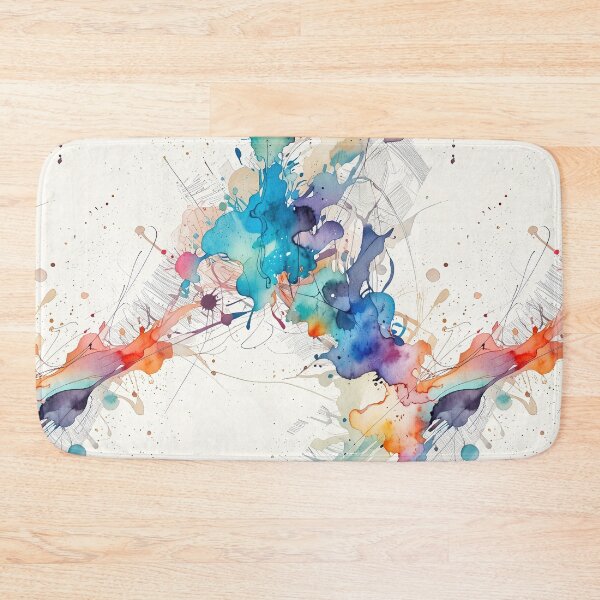 Item preview, Vibrant Watercolor Splashes in Abstract Artistic Arrangement designed and sold by CoolPixels.