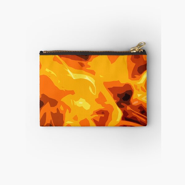 Item preview, Fiery Flames Abstract Art | Bold Fire Energy Print designed and sold by Claire_Brown.