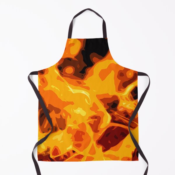 Item preview, Fiery Flames Abstract Art | Bold Fire Energy Print designed and sold by Claire_Brown.