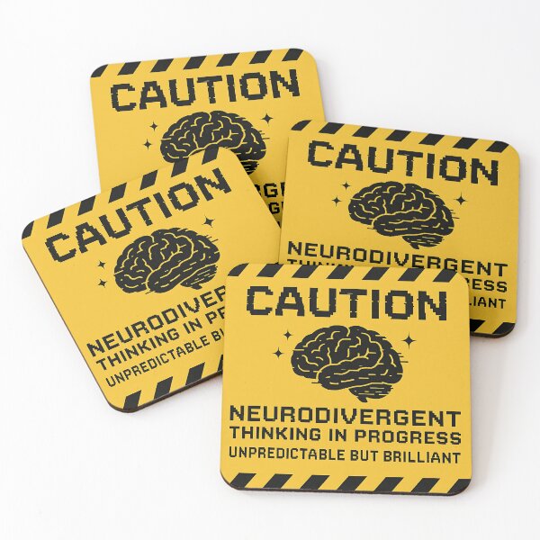 Item preview, ⚠️ Caution – Neurodivergent Thinking in Progress, Unpredictable but Brilliant designed and sold by Zamoar.