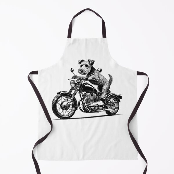 Item preview, Cool Glen of Imaal Terrier Riding a Motorcycle Biker Dog Lover designed and sold by Kimberley King Art King Art.