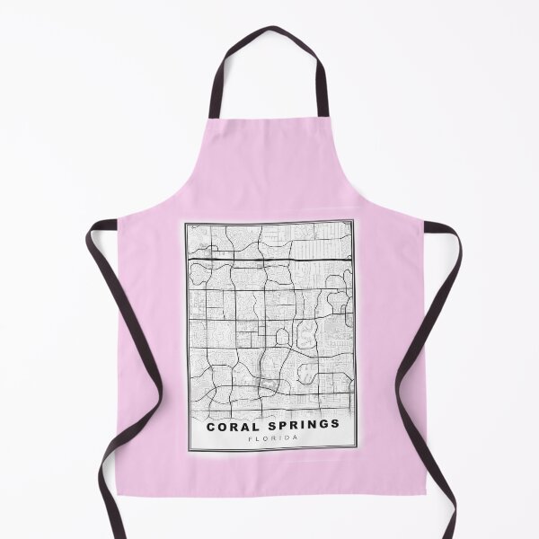 Aperçu de l'œuvre Carte minimaliste de Coral Springs créée et vendue par Tamas Das.